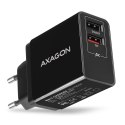 ACU-QS24 Ładowarka sieciowa QC 24W, 2x port USB--A, QC3.0/AFC/FCP + 5V/1.2A