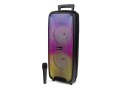 Głośnik KARAOKE FLAMEZILLA MT3178 Bluetooth 5.0/FM/MicroSD/USB/AUX/LED/Karaoke/RGB/RMS 20W/PMPO 1000W