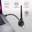 HUE-P1C Hub 4-portowy USB-C 3.2 Gen 1 ROUND, micro USB, 30cm USB-C kabel