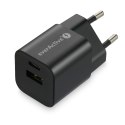 Ładowarka USB/USB-C QC3.0 30W technologia GaN Czarna