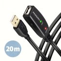 ADR-220 USB 2.0 A-M -> A-F aktywny kabel przedłużacz/wzmacniacz 20m