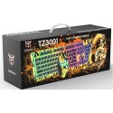 Zestaw TZ3001 RGB: mysz, klawiatura, słuchawki żółte Camo