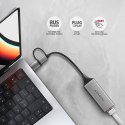 ADE-TXCA Karta sieciowa Gigabit Ethernet adapter, USB-C (USB-A redukcja) 3.2 Gen 1, instalacja automatyczna