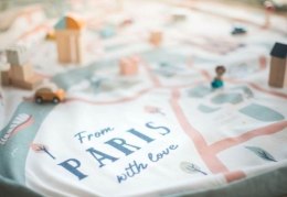 Worek na zabawki - Mapa Paryż