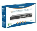 Przełącznik Gigabit 24x RJ45 PoE+, 4x SFP+ 10G Uplink