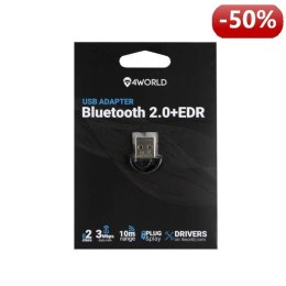 4World Adapter Bluetooth USB 2.0 + EDR2.1 Klasa 2