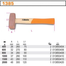 MŁOTEK MIEDZIANY 1500G