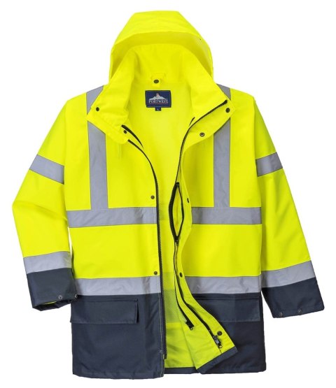 KURTKA OSTRZEGAWCZA OCIEPLANA S766YNR HI-VIS 5W1 M