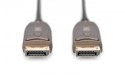 Kabel połączeniowy hybrydowy AOC DisplayPort 1.4 8K/60Hz UHD DP/DP M/M 30m Czarny