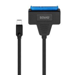 Adapter USB-C 3.1 Gen 1 (M) - SATA (F) do dysków 2.5 cala, AK-69