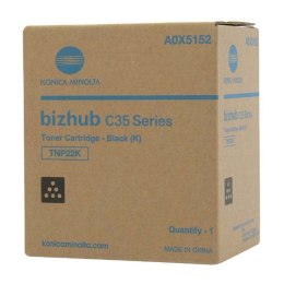 Konica Minolta oryginalny toner A0X5152, TNP22K, black, 6000s