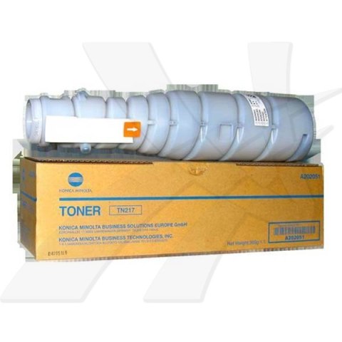 Konica Minolta oryginalny toner TN217K, A202051, black, 17500s, 512g