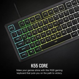 Klawiatura mechaniczna K55 Core RGB czarna