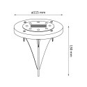 LAMPA SOLARNA LED SOL GRUNTOWA SATYNA