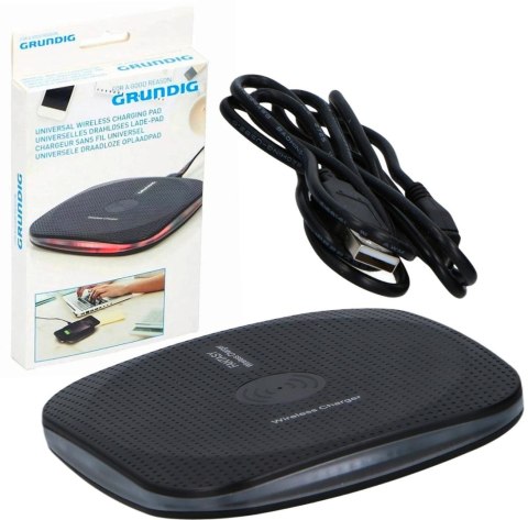 Ładowarka indukcyjna Grundig 1000mA Uniwersalna ładowarka USB