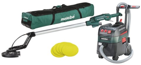 METABO SZLIFIERKA DO GIPSU / ŻYRAFA LSV 5-225 + ODKURZACZ ASR 35 L ACP + 25 szt. KRĄŻKÓW