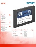 Dysk SSD 128GB P210 450/430 MB/s SATA III 2.5