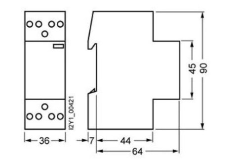Stycznik modułowy 25A 4Z 0R 230V AC 5TT5830-0