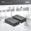 Przedłużacz/Extender HDMI 1080p 60Hz 120m po skrętce Cat.6/6A/7/8 HDCP 1.3 IR, zestaw