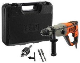 BLACK+DECKER MŁOTOWIERTARKA 800W KUFER