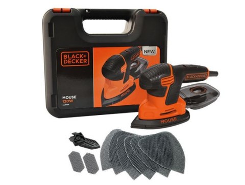 BLACK+DECKER SZLIFIERKA OSCYLACYJNA WIELOFUNKCYJNA 120W KA2500K