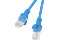 PATCHCORD KAT.5E 1.5M NIEBIESKI FLUKE PASSED LANBERG