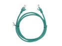 PATCHCORD KAT.5E 1.5M ZIELONY FLUKE PASSED LANBERG