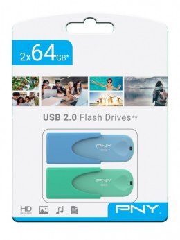 Pendrive 64GB USB2.0 ATTACHE 4 FD64GATT4COLBGX2-EF