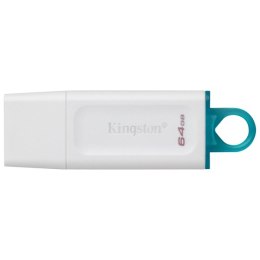 Kingston USB flash disk, USB 3.0, 64GB, DataTraveler Exodia, białe, KC-U2G64-5R, USB A, z osłoną
