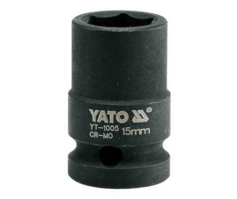 YATO NASADKA UDAROWA 6-KĄTNA 1/2" KRÓTKA 15mm