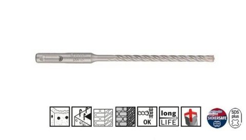 BOSCH WIERTŁO SDS PLUS 6 x 210mm PLUS-5X 4-OSTRZOWE