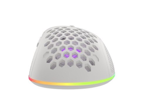 Mysz Krypton 555 8000DPI podświetlenie RGB Biała