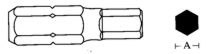 JONNESWAY KOŃCÓWKA IMBUS 4 x 30mm 6-kąt. 10mm