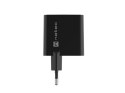 Ładowarka sieciowa Ribera GAN 1X USB-A + 1X USB-C 65W Czarna