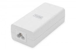 Zasilacz/Adapter PoE+ 802.3at, max. 52V 30W Gigabit 10/100/1000 Mbps, aktywny, Biały