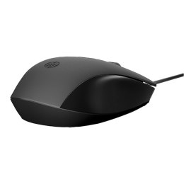 Mysz przewodowa, HP 150, czarna, optyczna, 1600DPI