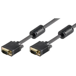 Video Kabel SVGA (D-sub) M - SVGA (D-sub) M, 2m, pozłacane konektory, czarny