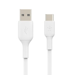 Kabel PVC USB-C do USB-A 15 cm biały