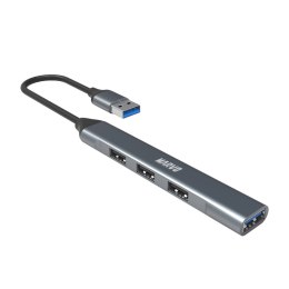 USB (3.0) hub 4-port, UH-ATC01, metalowy, Marvo