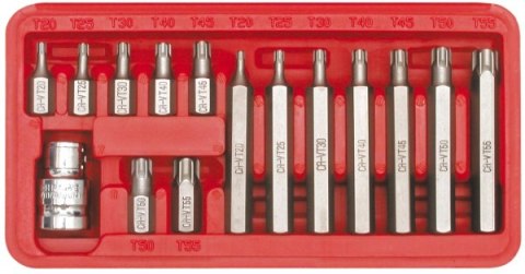 VOREL KOŃCÓWKI TORX 15cz. 66580