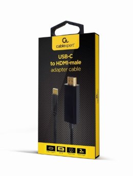 Kabel USB-C do HDMI male 4K 60Hz 2m