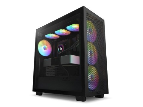 Obudowa H7 Flow RGB z oknem Czarna