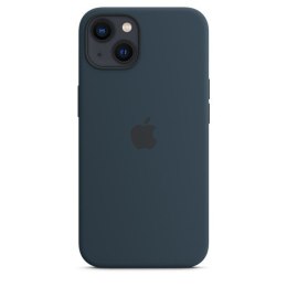 Etui silikonowe z MagSafe do iPhonea 13 - błękitna toń