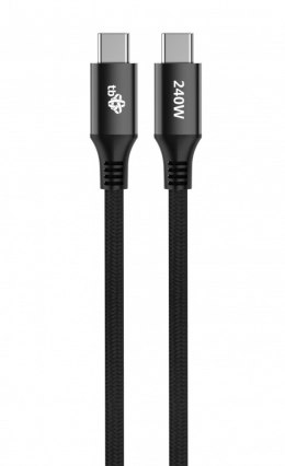 Kabel USB C - USB C 1m 240W czarny