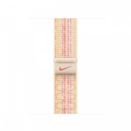 Opaska sportowa Nike w kolorze księżycowej poświaty/różowym do koperty 41 mm