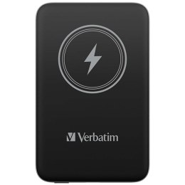 Verbatim, powerbank z ładowaniem bezprzewodowym, 5V, ładowanie telefonu, 32245, 10 000mAh, przyssawki do przytrzymania telefonu,