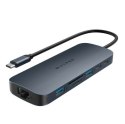 Koncentrator HyperDrive Next 11-Port USB-C Hub 2xHDMI/4K60Hz/SD/mSD/PD 3.1 140W power pass-through/miniJack