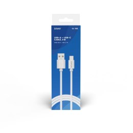 Kabel USB-A - USB-C, 2A, 3m, CL-168