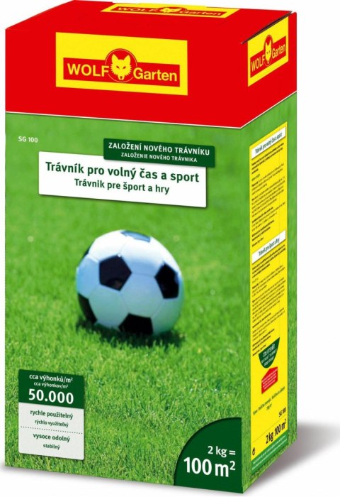 WOLF GARTEN TRAWA SPORT I REKREACJA 100 M2 SG 100 OZN. PARTII DE073-343033M