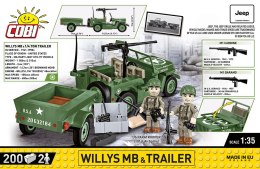 Klocki Willys MB & Trailer